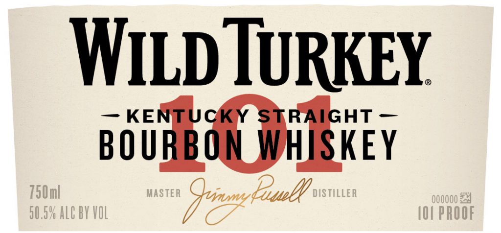 2020 Wild Turkey 101 Label